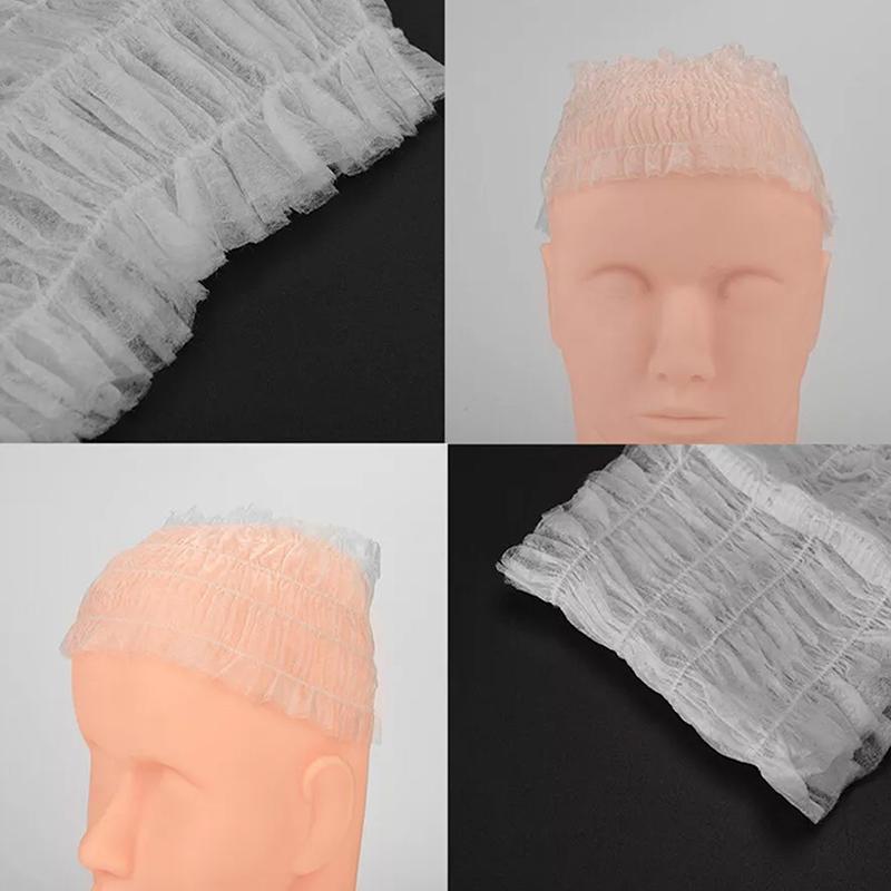 100 Stück Einweg-Spa-Stirnbänder Weiche Vlies-Gesichtshaarband Elastische Haut