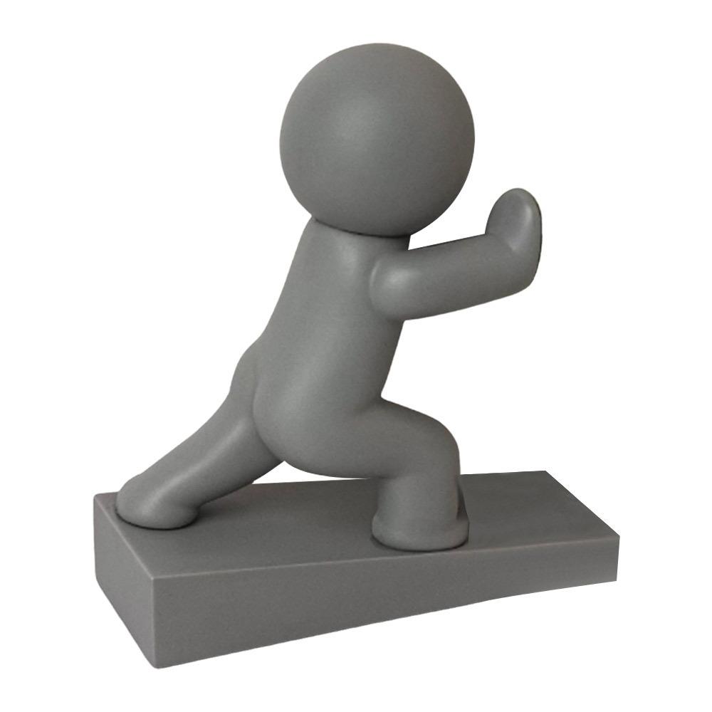 Cute Cartoon Decorative Door Stop No Drilling Action Figure Door Stopper Anti Collision Non-slip Door Bumper for Home&Bedroom