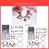 Christmas Countdown Calendar Jewelry Box With Cartoon Charm For Women