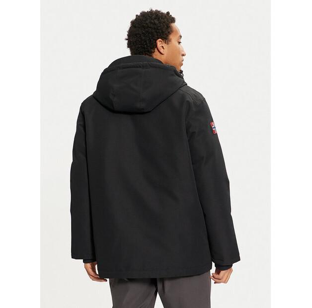 Winter Jacket Napapijri A-Cornier NP0A4IJB, Black, Standard Fit