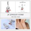 copper Charm Compatible With Bracelets Do It Yourself Jewellery Making Pink Zircon Authentic Red Blue Charm Bead Charms Ideal For Women Wedding Birthd
