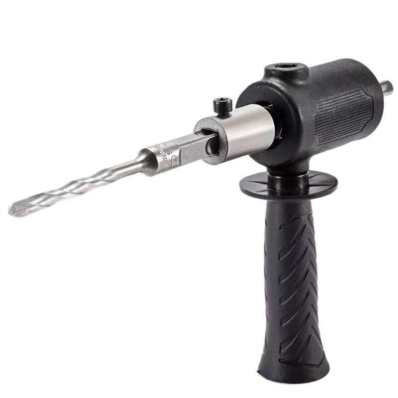 Compact Electric Drill to Impact Drill Converter for Concrete