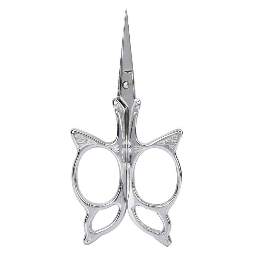 1pc Antique   Stainless Steel Tailor Scissors Household   Sewing Accessories (Gold)
