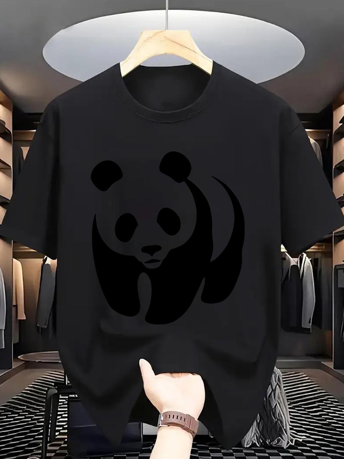 

Black T-shirt - Bold Panda Graphic Tee S