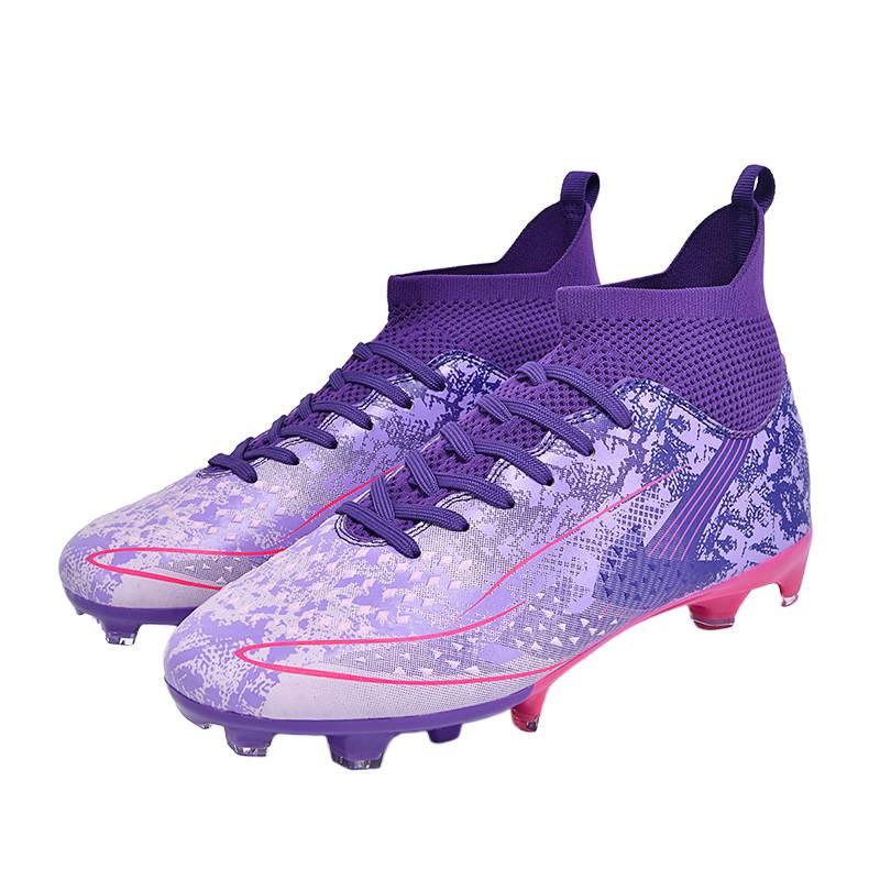 Children's Football Shoes Men's High-top AG Long Nails Primary and Secondary School Students TF Broken Nails Adult Game Sports Training Shoes