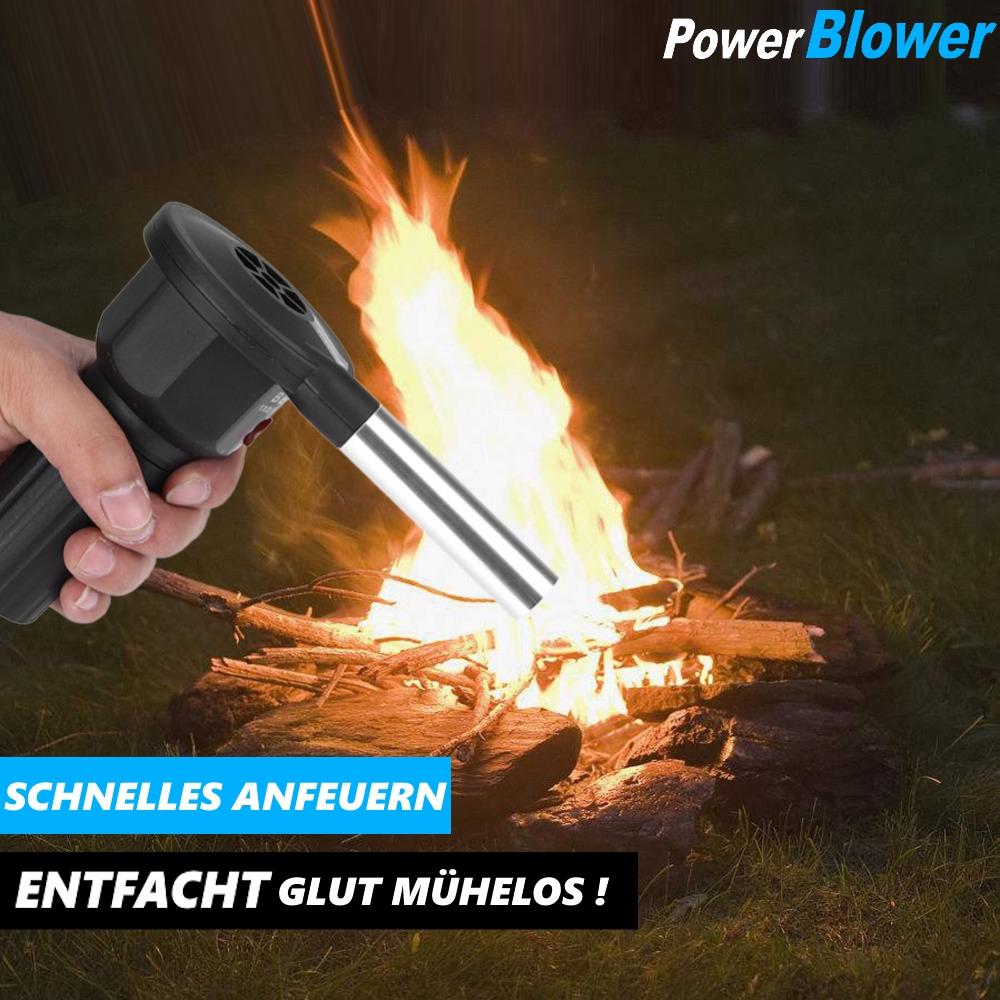 POWERBLOWER Grill Blower Electric Bellows Grill Dryer Grill Fireplace Blower