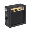 Wooden Mini Guitar Amplifier Amp Speaker 5W with 6.35mm Input 3.5mm Headphone Output Supports Volume Tone Adjustment