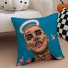 Emotional Rap Singer LLil PPeep Cushion Cover Throw Pillow Cover Hidden Button Durable Polyester Chair Cushion
