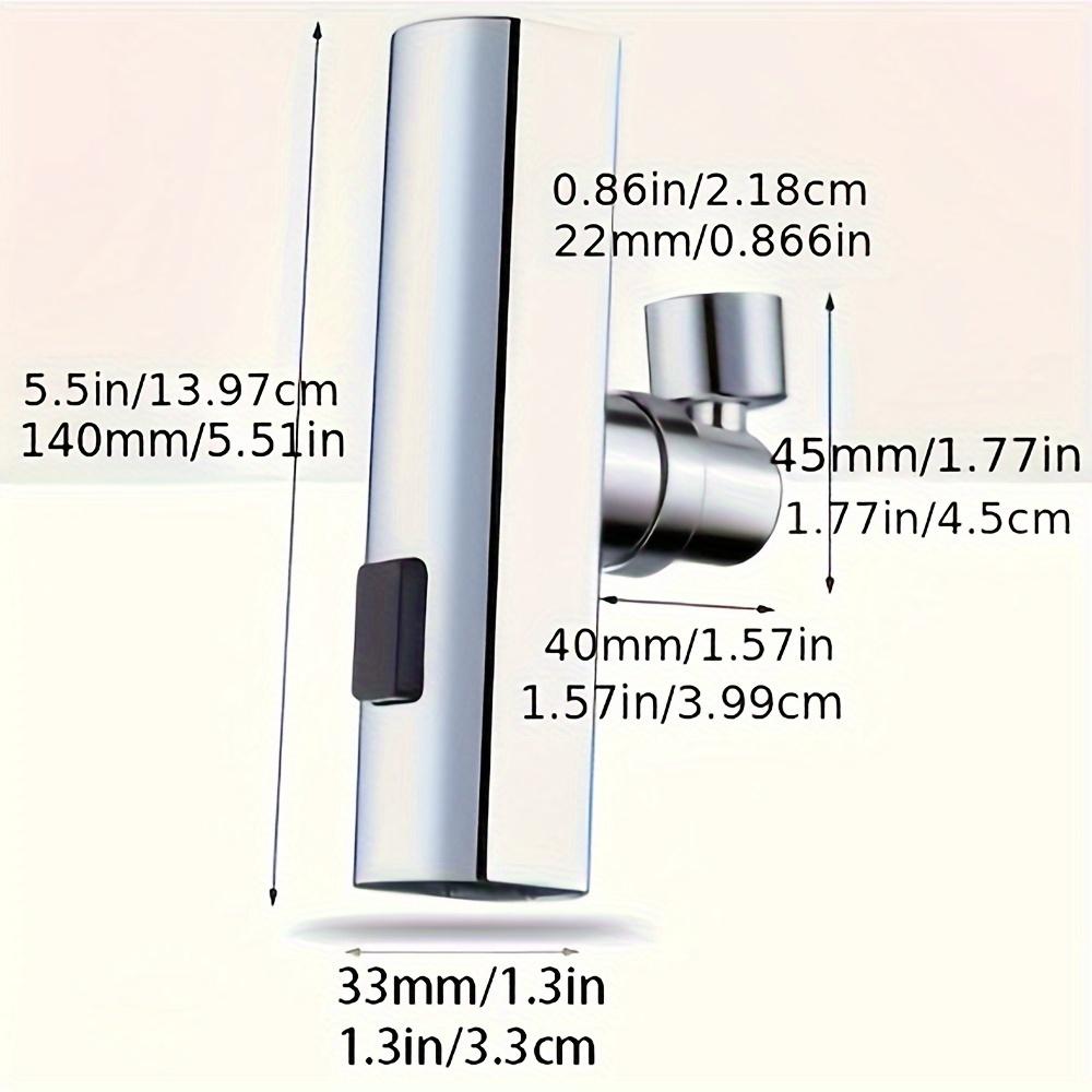 1pc Multifunctional Faucet Adapter Faucet, Bathroom Washbasin Faucet, Sink Faucet Replacement Accessories