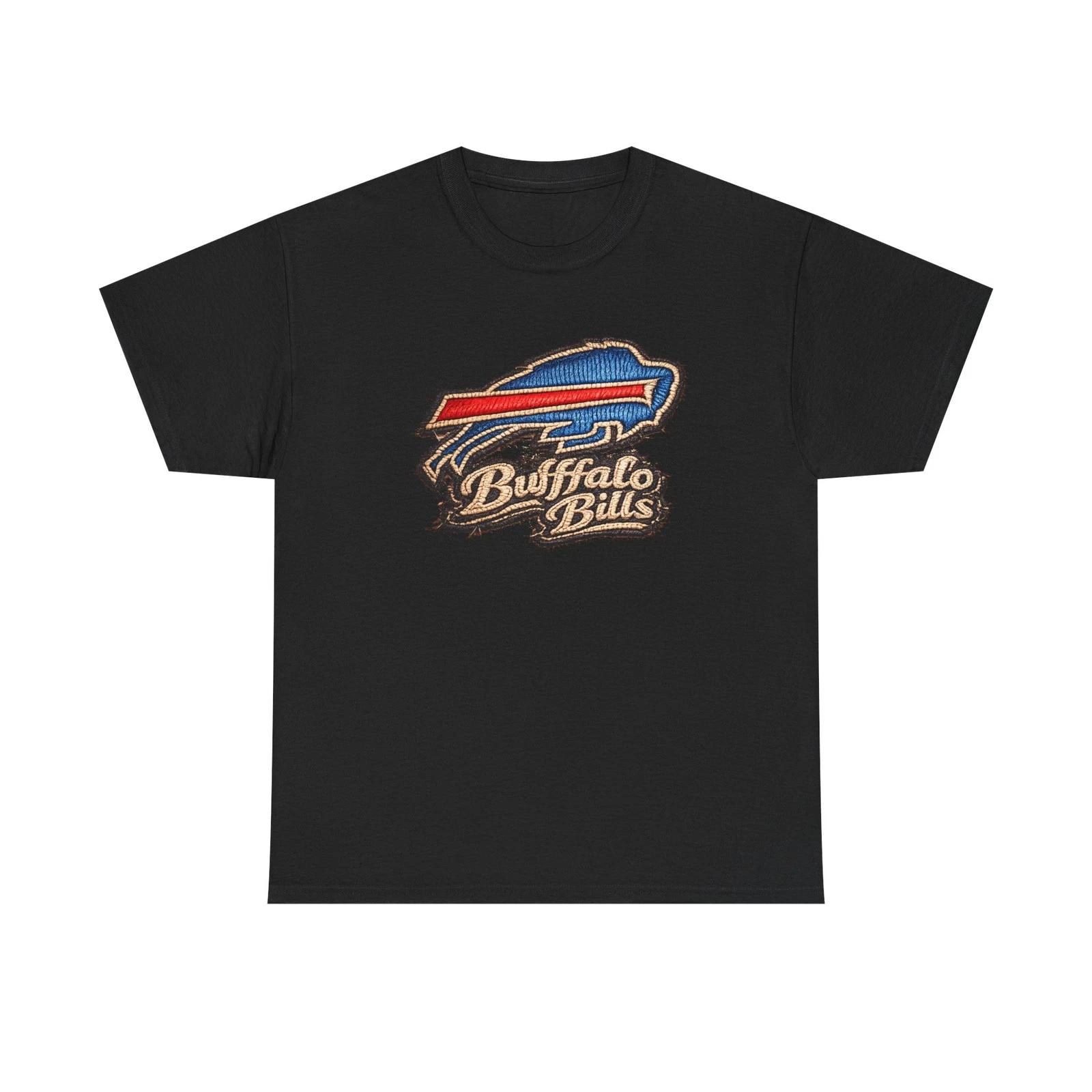 Buffalo Bills stitch logo Tee | Vintage distressed NFL shirt XS