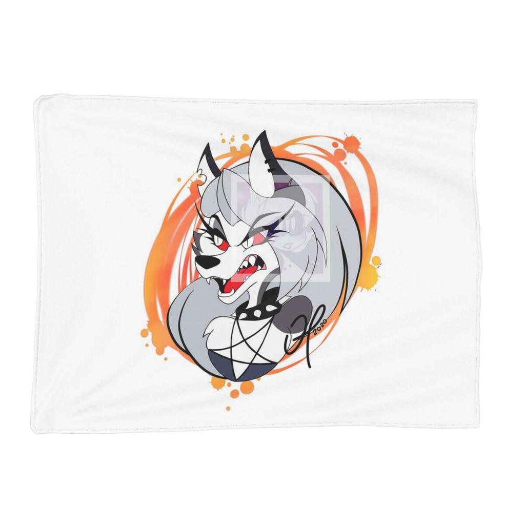 Loona Collage Helluva Boss Anime Blankets Soft Warm Flannel Throw Blanket Cover for Bed Living Room Picnic Travel Home Sofa
