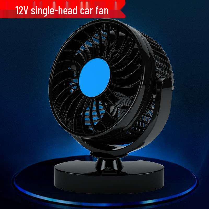

Портативный двухголовочный USB автомобильный вентилятор для лета - Регулируемый мини-вентилятор для грузовика