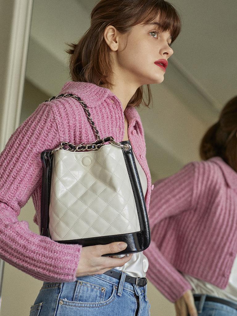 Other And Block Quilting Tiny Kama-White