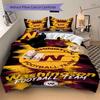Personalisierte Washington Football Team Weiche Bettwäsche 3-teiliges Set HD-Druck Bettbezug Kissenbezüge für Teenager Erwachsene Schlafzimmerdekoration Weihnachtsgeschenk C103