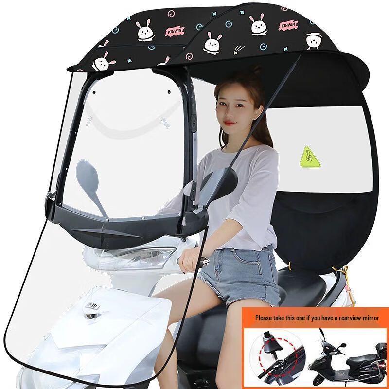 OEING Electric Vehicle Rain Canopy with Sunshade