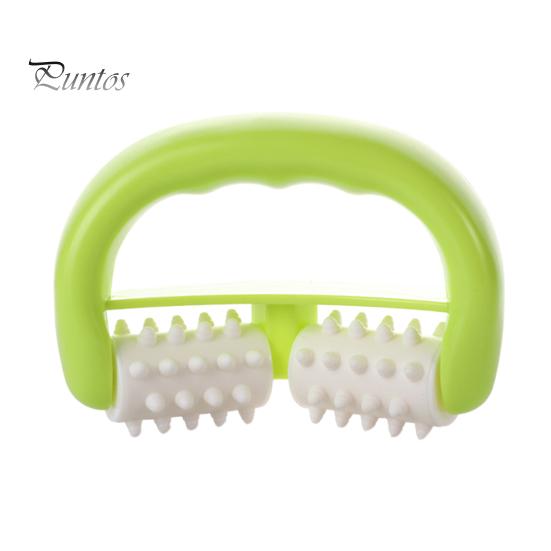 

Массажер для глубоких тканей, антицеллюлитный массажер, эргономичный дизайн, легкий портативный неэлектрический роликовый массажер флуоресцентный зеленый