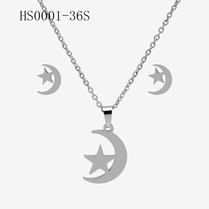 1 комплект элегантных женских подвесных ожерелий с подвесками и серьгами для пирсинга — фото 33