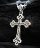 Sterlingworth Grapevine-G1 Silver Cross Pendant