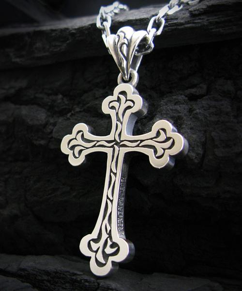 Sterlingworth Grapevine-G1 Silver Cross Pendant