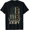 NEW LIMITED American Flag Camo Proud Us Army Veteran T-Shirt