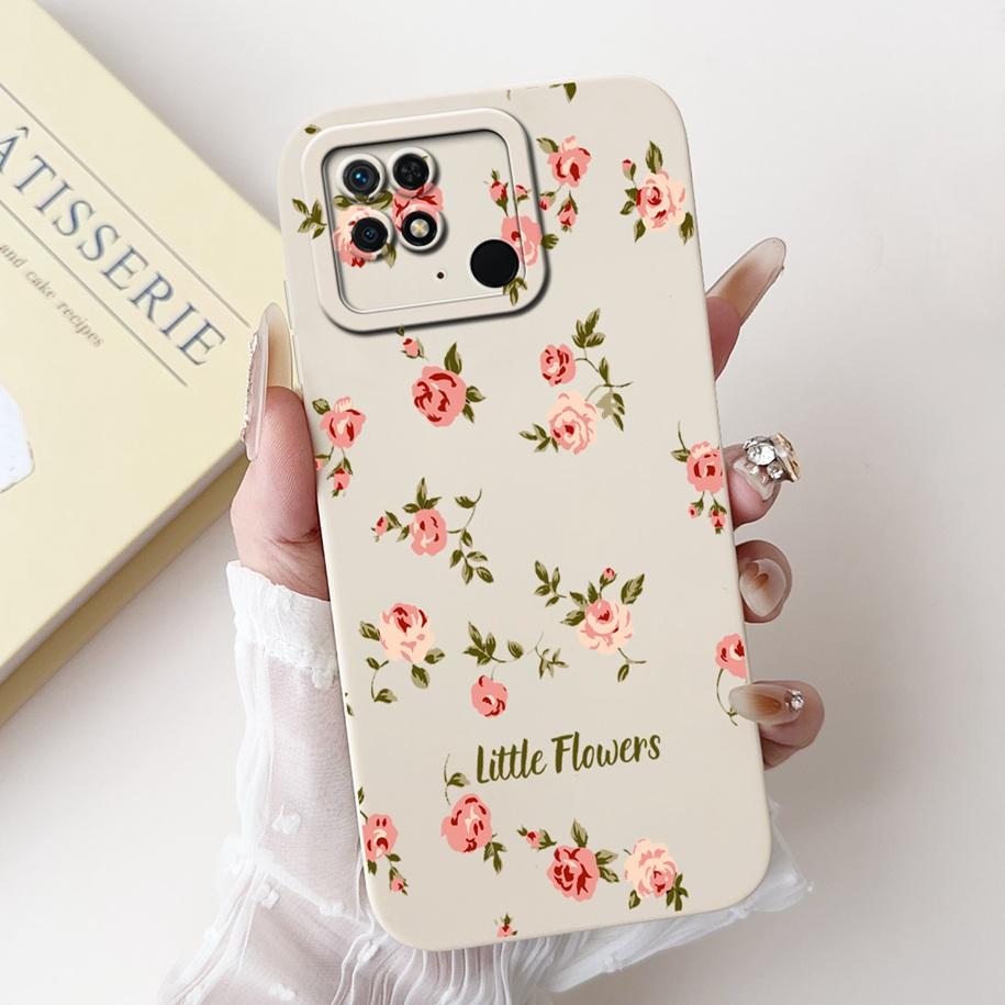 For Xiaomi Redmi 10C Case Cute Panda Rabbit Cartoon Matte Back Cover For Xiaomi Redmi 10 Power Shockproof Bumper Redmi10C Fundas