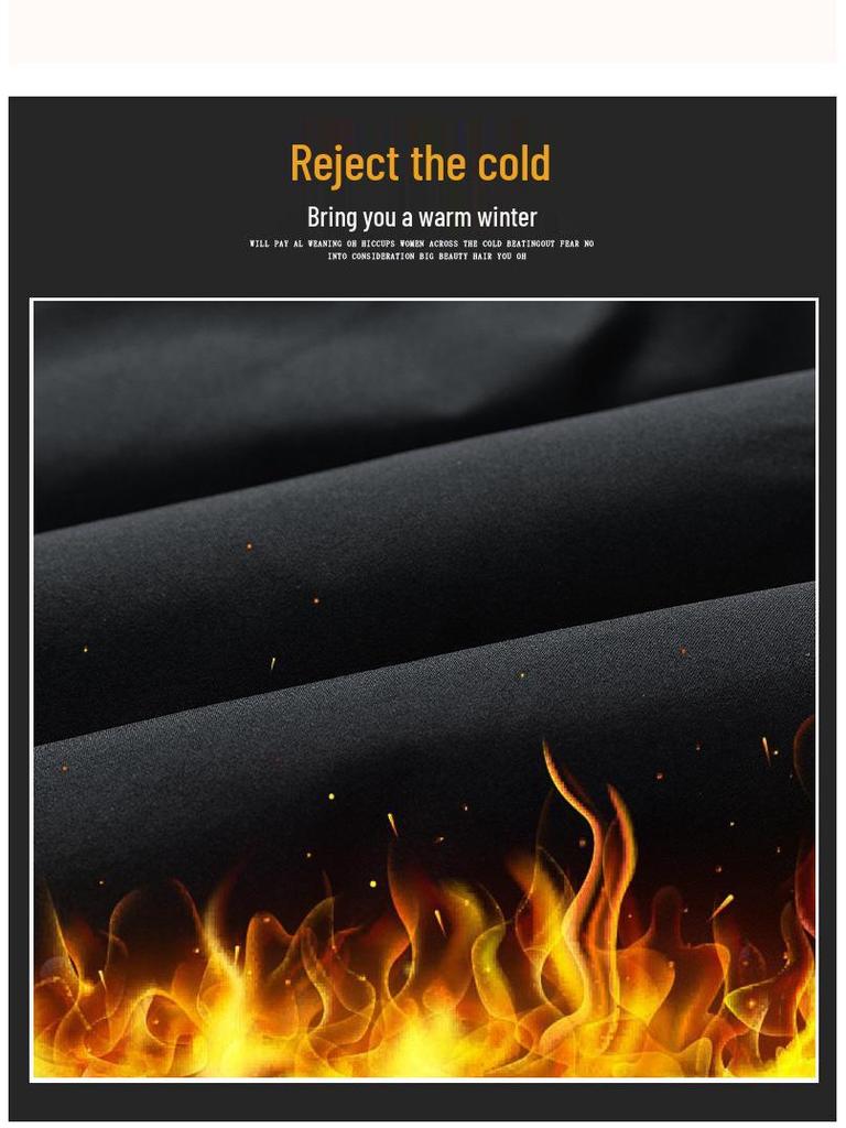 Herren Übergröße Mittellange Kapuzen-Winterjacke - Warmer Baumwollmantel