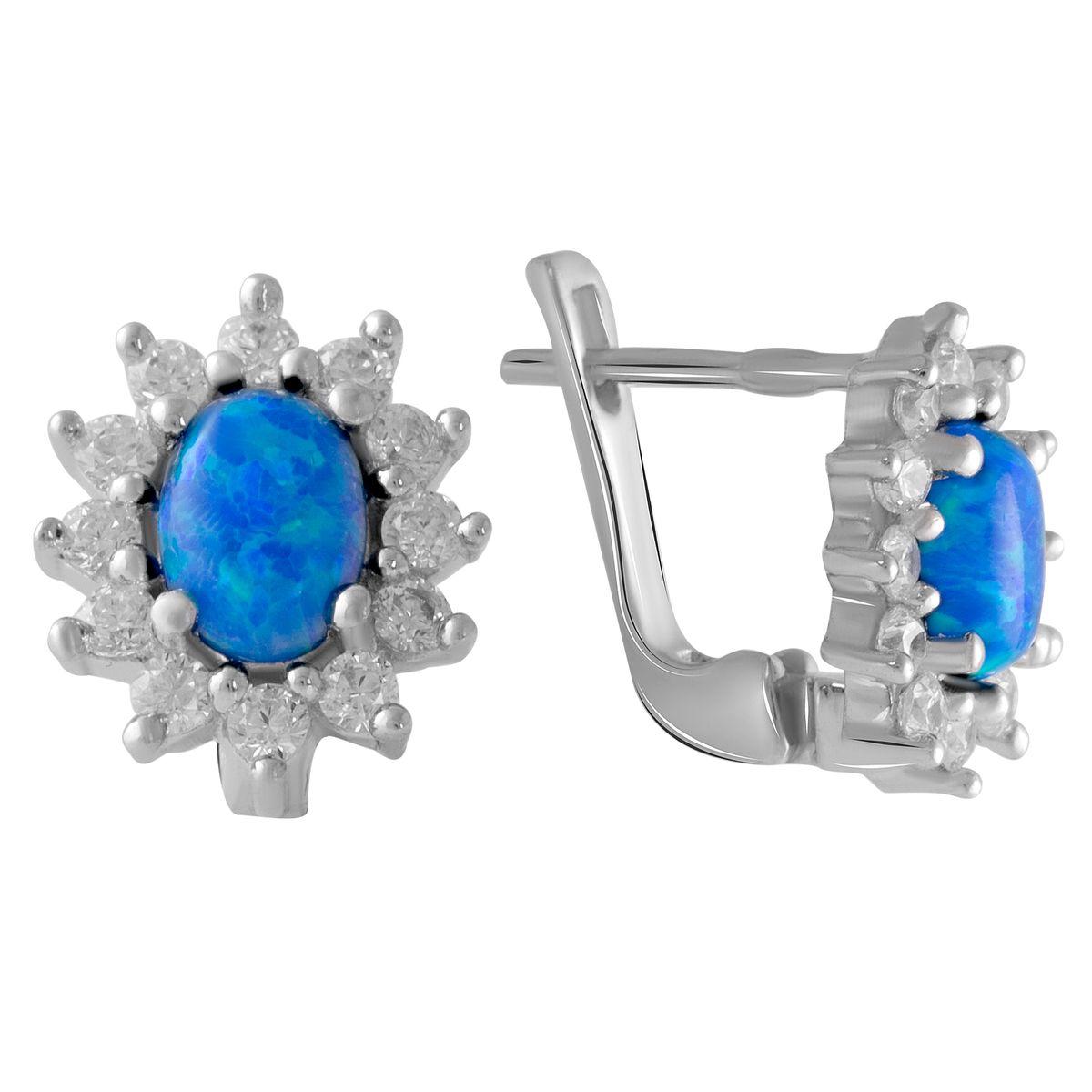 

Срібні сережки з опалом 0.615ct (2045076)