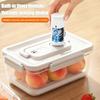 Contenitore Alimentare Ermetico Sottovuoto Elettrico Scatola Croccante Sigillata Ermeticamente con Pompa Manuale Contenitore per Alimenti Senza BPA per Frigorifero Frutta Verdura e Carne