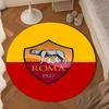 Football Club Emblem Round Rug for Livingroom,Bedroom, Palyroom, Chair Rug, Area rug, Circle Carpet, Large Size Fan Christmas gift