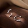 Elegant Light Luxury Hoop Earrings - 2024 High-End Style with Niche Charm