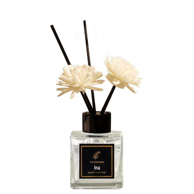 Flameless Lavender & Osmanthus Aroma Diffuser Set with Dried Flowers