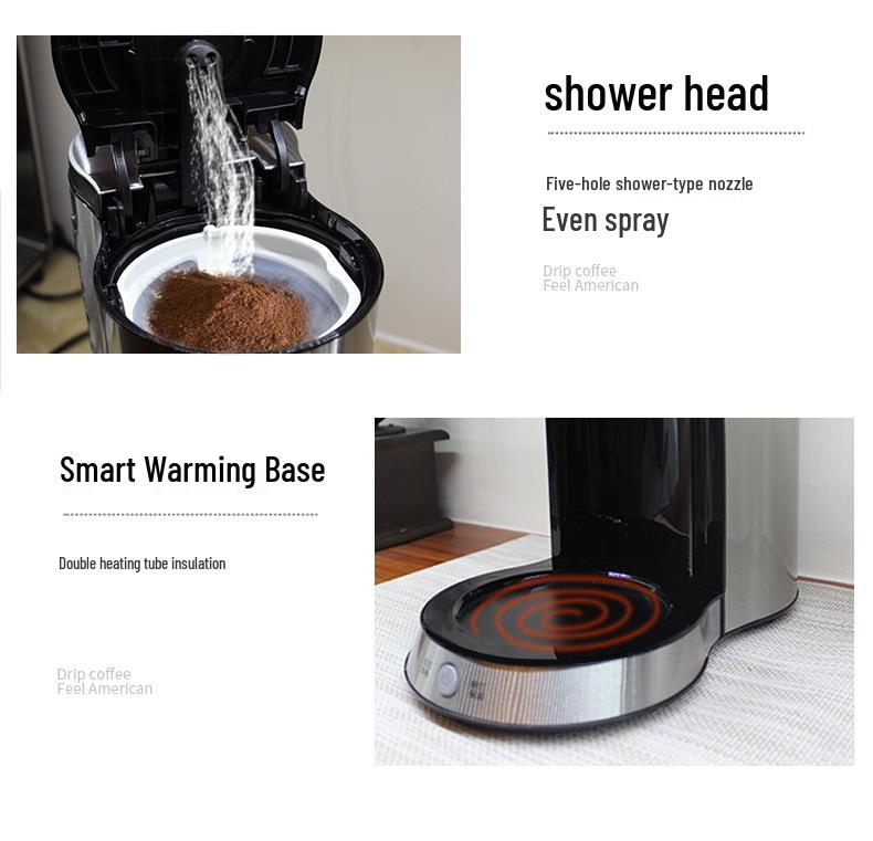 Portable All-Steel Automatic Drip Coffee & Tea Maker