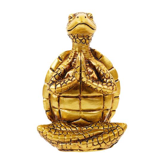 

Meditation Yoga Sea Turtle Figurine Small Coastal Beach Animal Sculpture Resin Zen Statue for Aquarium Fish Tank Home Desk Decor C