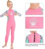 Girls Wetsuit Diving Suit 2.5MM Neoprene  Swimsuit  Long Sleeve  Surfing Jellyfish Clothing Swimwear for Cold Water