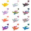 3D Printing 23Cm With Wings Crystal Dragon Gemstone Dragon Joint Movable Simulation Flying Dragon Creative Toy Decor Ornaments