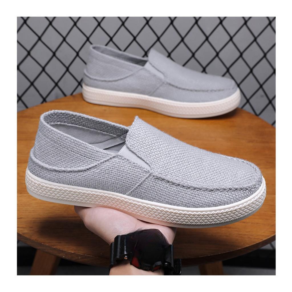 Men's Shoes, Summer Low Cut Casual Shoes, Comfortable Cloth Shoes, Versatile Single Shoes, Soft Soled Breathable Board Shoes
