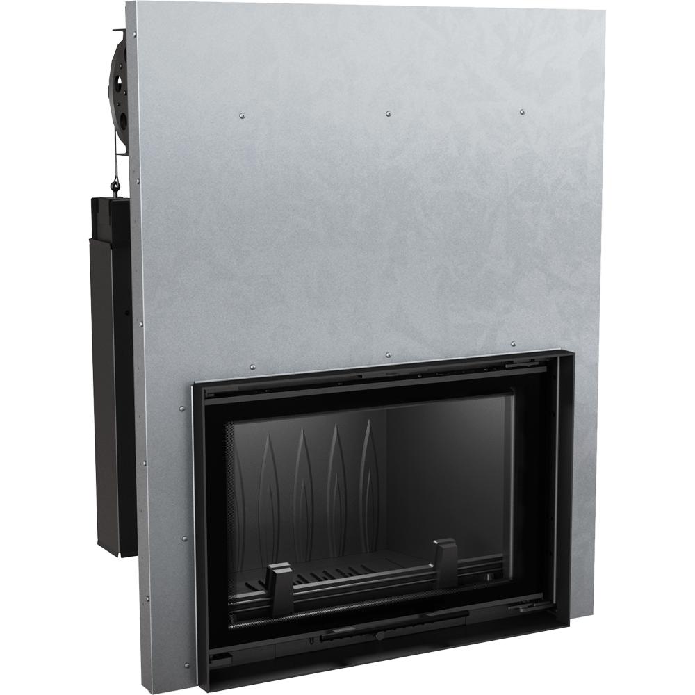 Cast iron fireplace KRATKI WIKTOR 14 kW Ø 200 lift-up