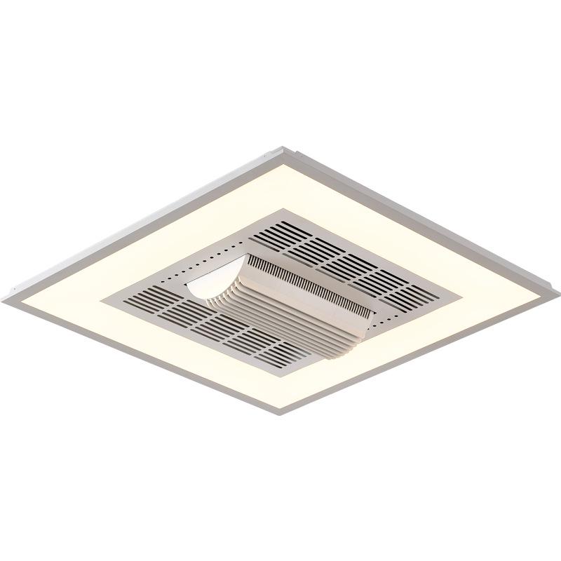 Embedded Dustproof Ceiling Fan Lamp for Office, Kitchen, and Restaurant