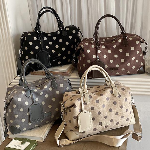 Women's Polka Dot Crossbody Bucket Bag - Summer Casual Fashion 2026