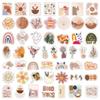 50 100Pcs Vintage Art Bohemia Stickers Retro Boho Cartoon Morandi Vinyl Decals For Laptop Scrapbooking Notebook Case Decor