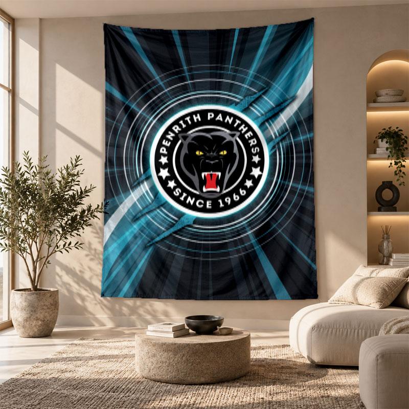 Decorative Tapestry,Penrith Panthers Printed Wall Art, Lightweight Wall Hanging For Bedroom Background