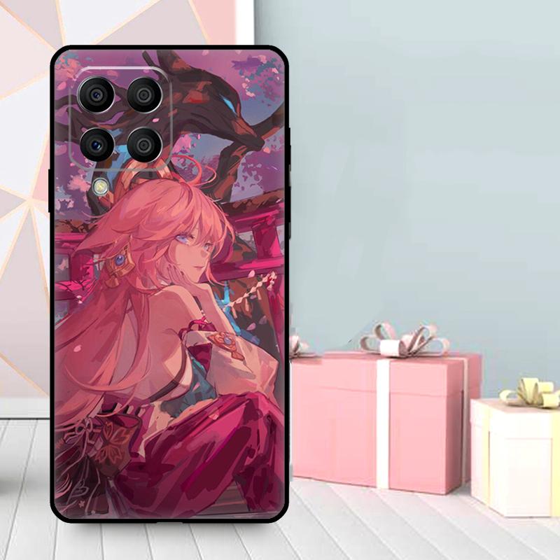 Yae Miko Genshin Impact Case For Samsung Galaxy M06 M11 M31 M14 M34 M54 M12 M32 M52 M15 M13 M16 M36 M56 M53 M35 M55