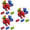 Vibrant Transforming Dinosaur Led Car T-rex Featuring Fun Sounds And Bright Lights For Young Adventurers