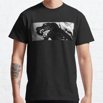 Men Fashion Casual Short Sleeves Dog Portrait Tops Aesthetic Vintage Oversized T-shirts - Men's Summer Cotton Graphic Tee
