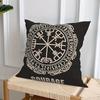 Mythical Runes Viking Patterns Digital Printing Pillow Cover Short Plush Suitable Living Room Bedrooms Sofas Throw Cushion Cover