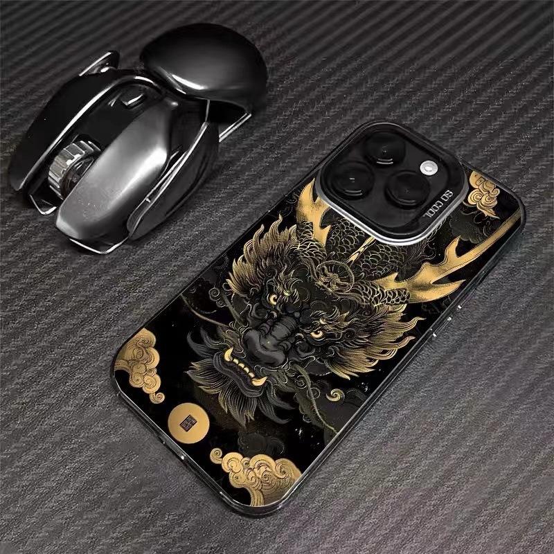 Year of the Dragon New Year Model Is Suitable for Iphone16promax Mobile Phone Case High-end Apple 15 New 14/13/12