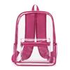 Schoolbag Transparent Backpack Women's Korean Version Large Capacity Student Schoolbag Fitness Bag Fashion Trend Men's and Women's PVC Waterproof 