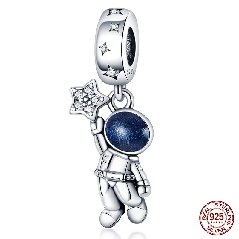 Original Ocean Series Fit 3Mm Bracelet 100% Authentic Copper Turtle Crab Mermaid Charm Beads Diy Jewelry Gift