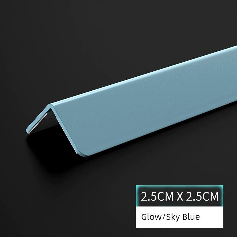 PVC Corner Wall Protector Protection Bar Bumper Strip Corner Corner Protection Strip Corner Protection Tile Living Room Decoration Right Angle Trim