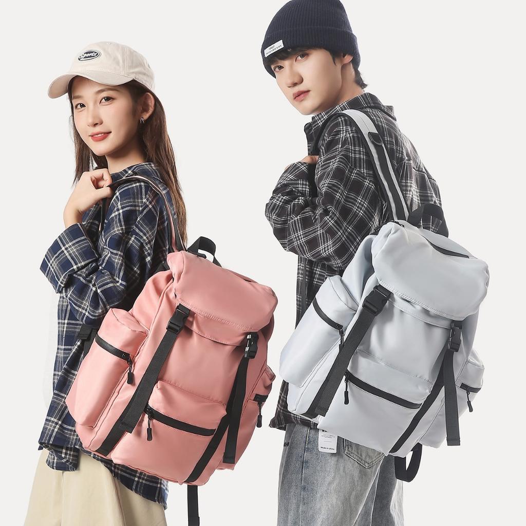 Schoolbag New Outdoor Large Capacity Waterproof Lightweight Drawstring Backpack Women's Travel Mountaineering Computer Backpack Male Student School